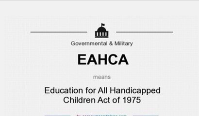 Education for All Handicapped Children Act (EAHCA) (Public Law 94-142, Part B)
