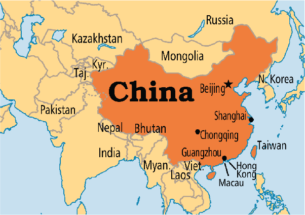 China: Ubicación temporal y territorial