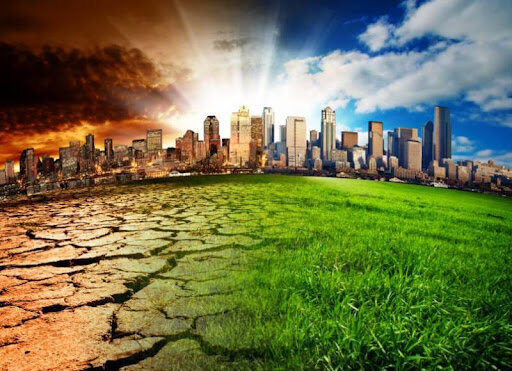 Cambio climático en áreas urbanas y rurales.