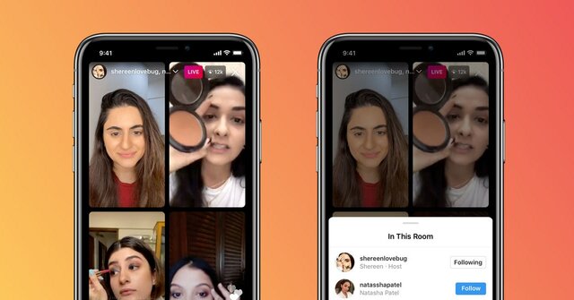 Instagram and Facebook Live