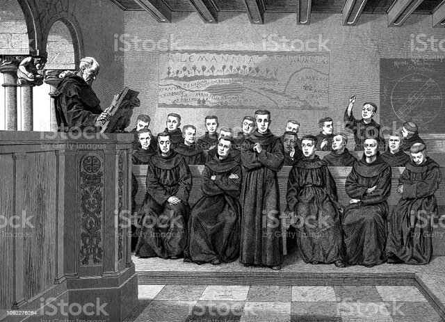 Aparece la Escuela Monástica