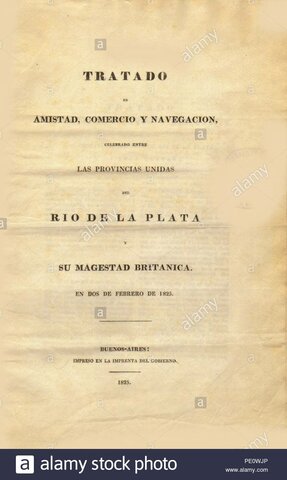 Se firmó el Tratado de Amistad y Comercio