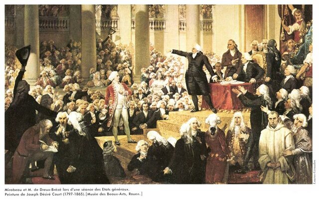 Asamblea nacional y toma de la bastilla