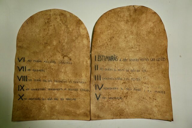 Los Diez Mandamientos de la Ley de Dios