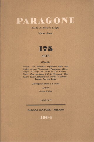 1950 - Longhi fonda la rivista Paragone