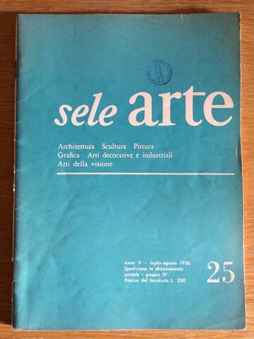 Ragghianti fonda nel 1952 SeleArte (con L Collobi)