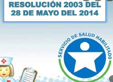 2014 RESOLUCIÓN 2003 EN COLOMBIA
