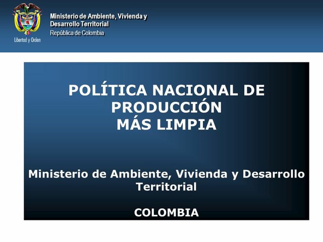 Gobierno Colombiano se compromete