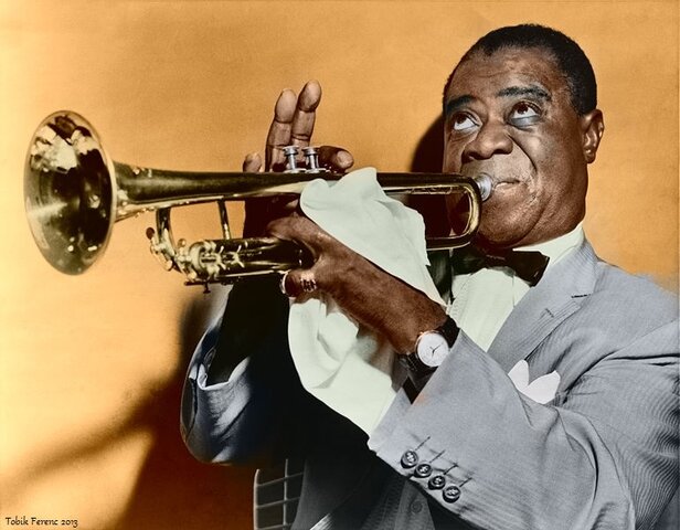Louis Armstrong. (1901-1971). (Satchmo o Pops).