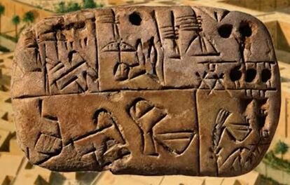 Primera escritura proto-cuneiforme