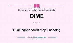 Creación del formato DIME  (Dual Independent Map Encoding)
