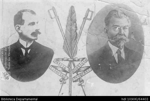 Rafael Uribe y Benjamín Herrara