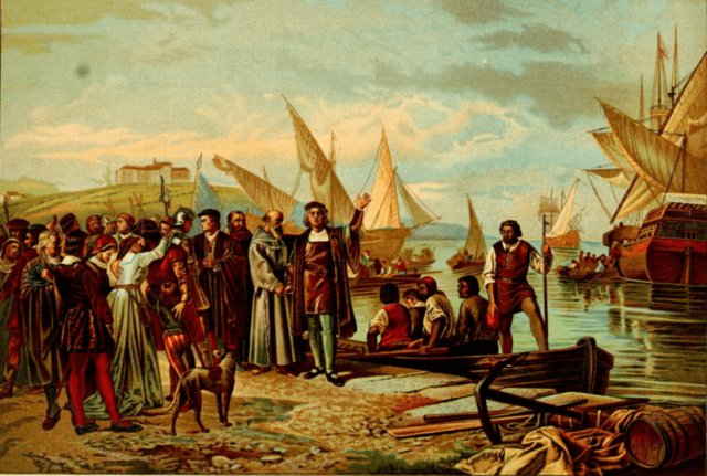 Zarpa Cristóbal Colón