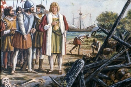 Llegada al Fuerte Navidad