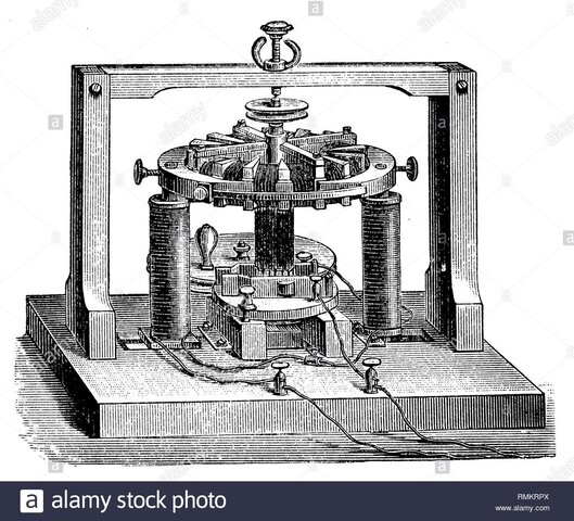 Primera máquina dinamo-motor de Antonio Pacinotti