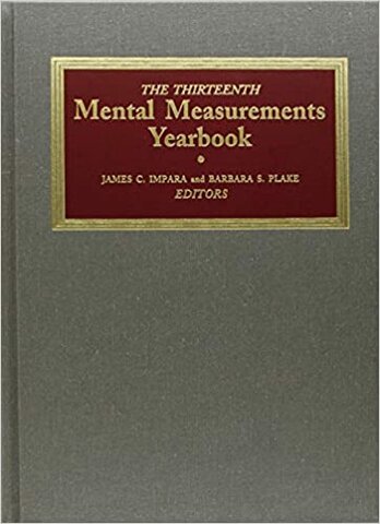 Decimotercera edición del The Mental Measurements Yearbook.