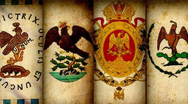 Timeline: Hernandez Martínez Armando - Historia de México II 501  periodo 1  (color blanco) ---- periodo 2 (color rojo)