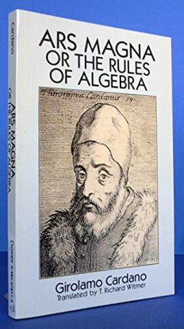 Libro de Gerolamo Cardano.