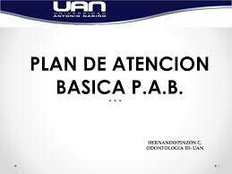 plan de atención básica PAB