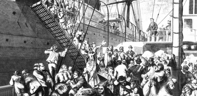 German Immigrants coming to America.