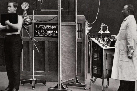 1857  - 1895 TUBO DE RAYOS X