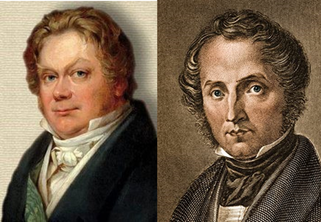 Jöns Berzelius (1779-1848) y Justus von Liebig (1803-1873)