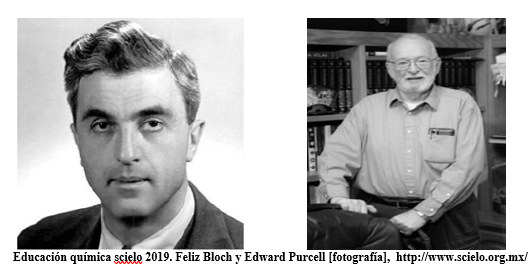 Feliz Bloch y Edward Purcell