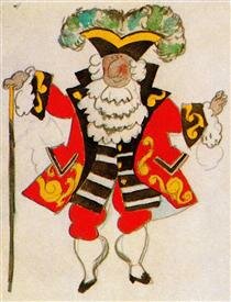 costume design for ballet "trcorne" 2