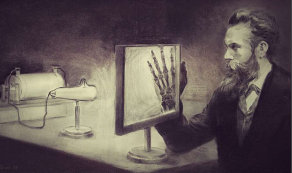 El 8 de noviembre de 1895, Roentgen descubrió los Rayos X