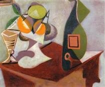still life with lemon and oranges