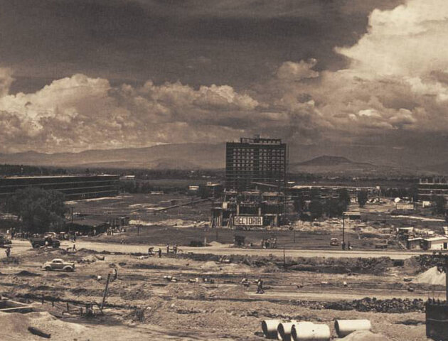 Iniciación de construccion de la Facultad de Ciencias