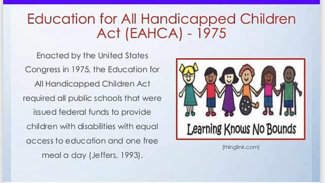 Education for all handicapped children