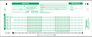 Facilitation of Testing by Scantron