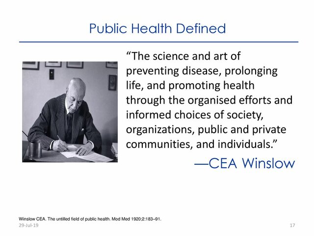 Siglo XX, Primeras Definiciones