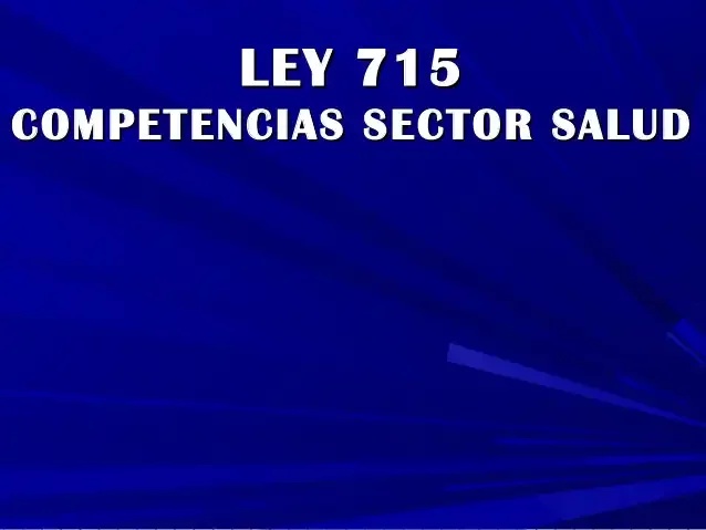 Ley 715 del 2001 - Articulo 43