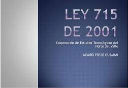 2001 LEY 715