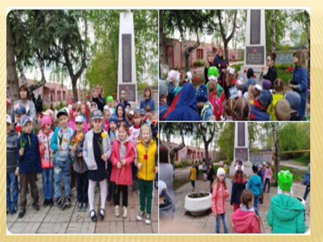 У памятника героям-землякам