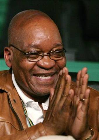 Jacob Zuma was elected president
