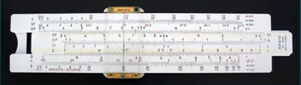 La règle à calcul de William Oughtred