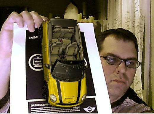 La primera aplicación comercial AR