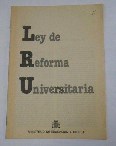 Ley de la Reforma Universitaria