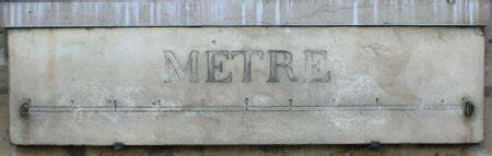 Establecimiento de la unidad metro