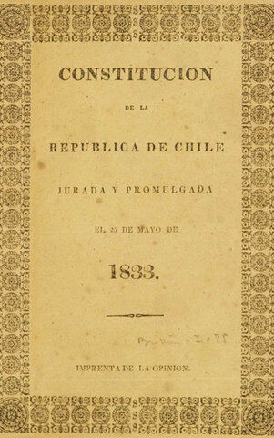 Promulgación Constitución 1833