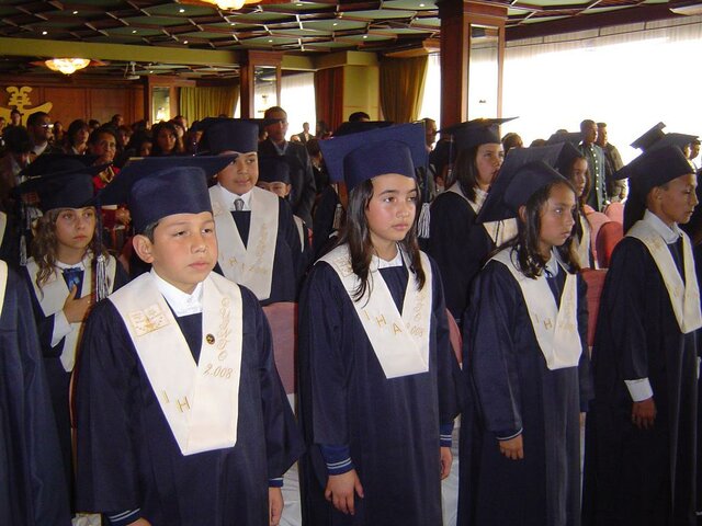 Me graduó de primaria