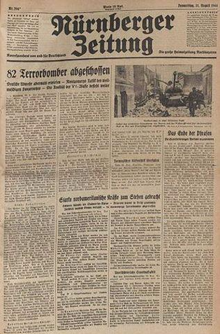 Nacimiento Primer Periódico Nurenberg Zeitung