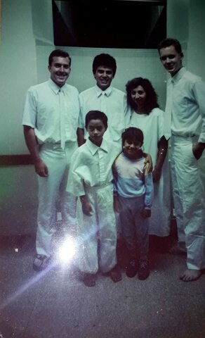 Bautismo de mis padres y mi hno. Damián