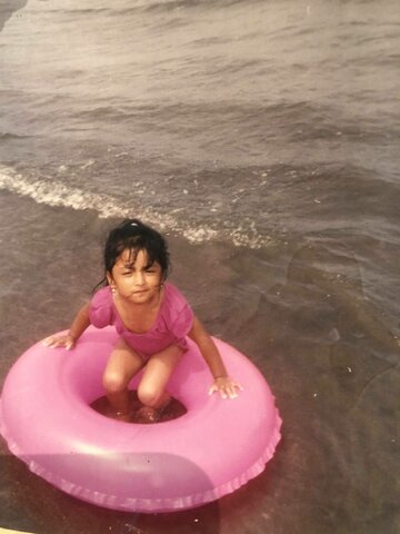 Conocí el mar por primera vez.
