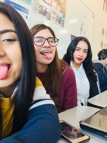 Conocí a mis amigas de la universidad