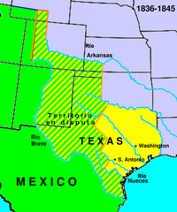 Colonos estadounidenses en Texas