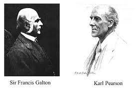 Galton y Pearson.